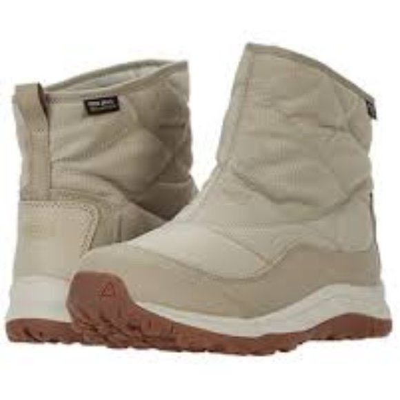 KEEN Terradora II Ankle Pull-On 8.5  Women's Outdoor Waterproof  Taupe Boot New - Picture 2 of 10